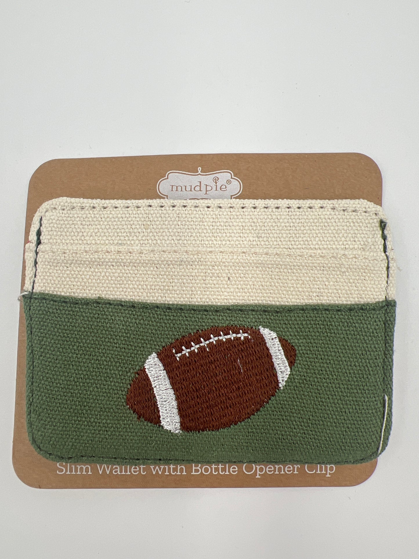 Embroidered Slim Wallet