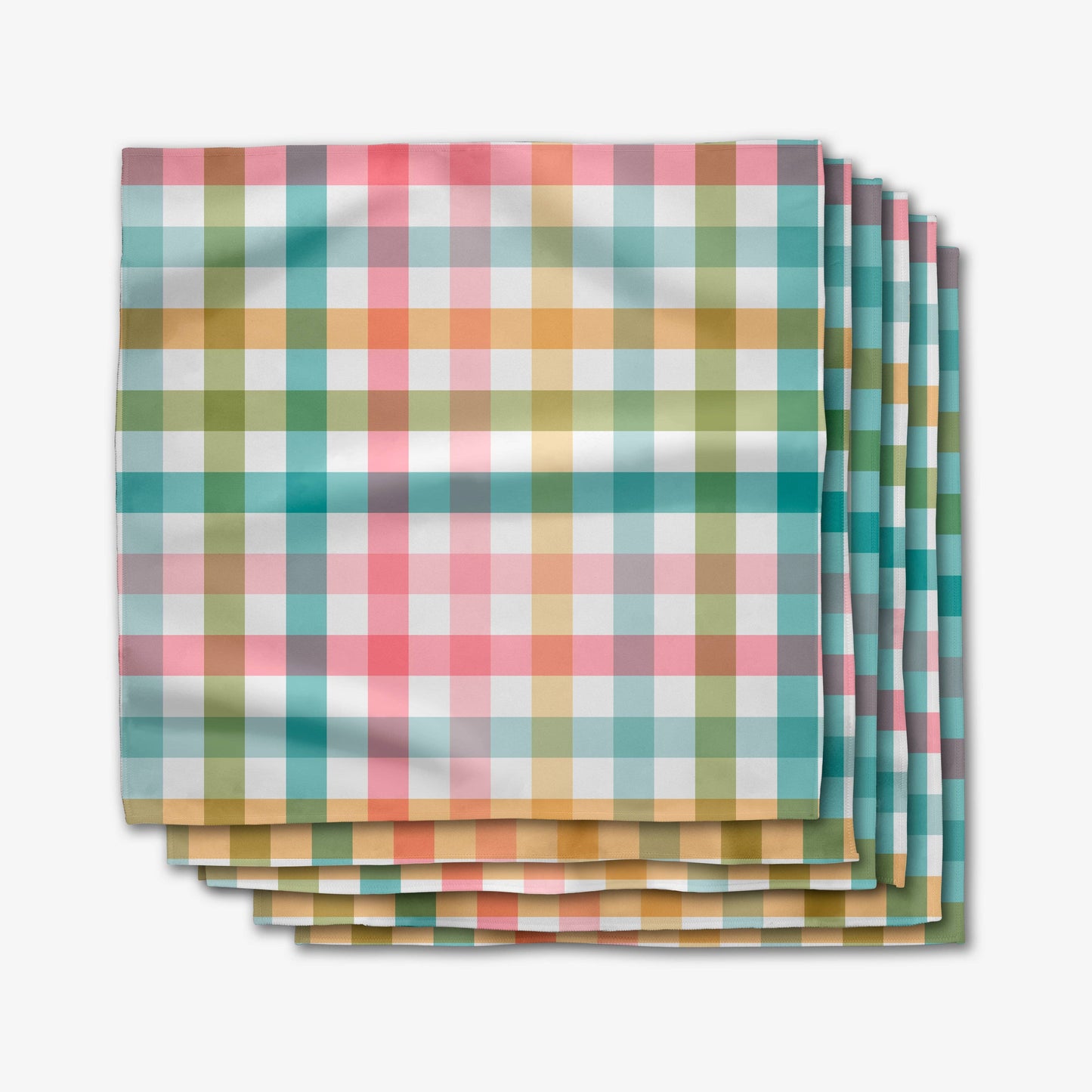 Plaid Dinner Napkin Set