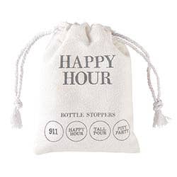 Face To Face Wine Stoppers - Happy Hour