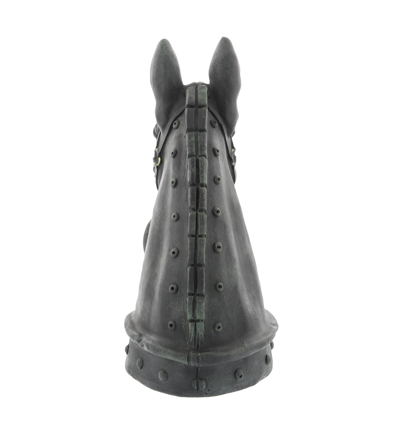 Traditional Black Polystone Sculpture