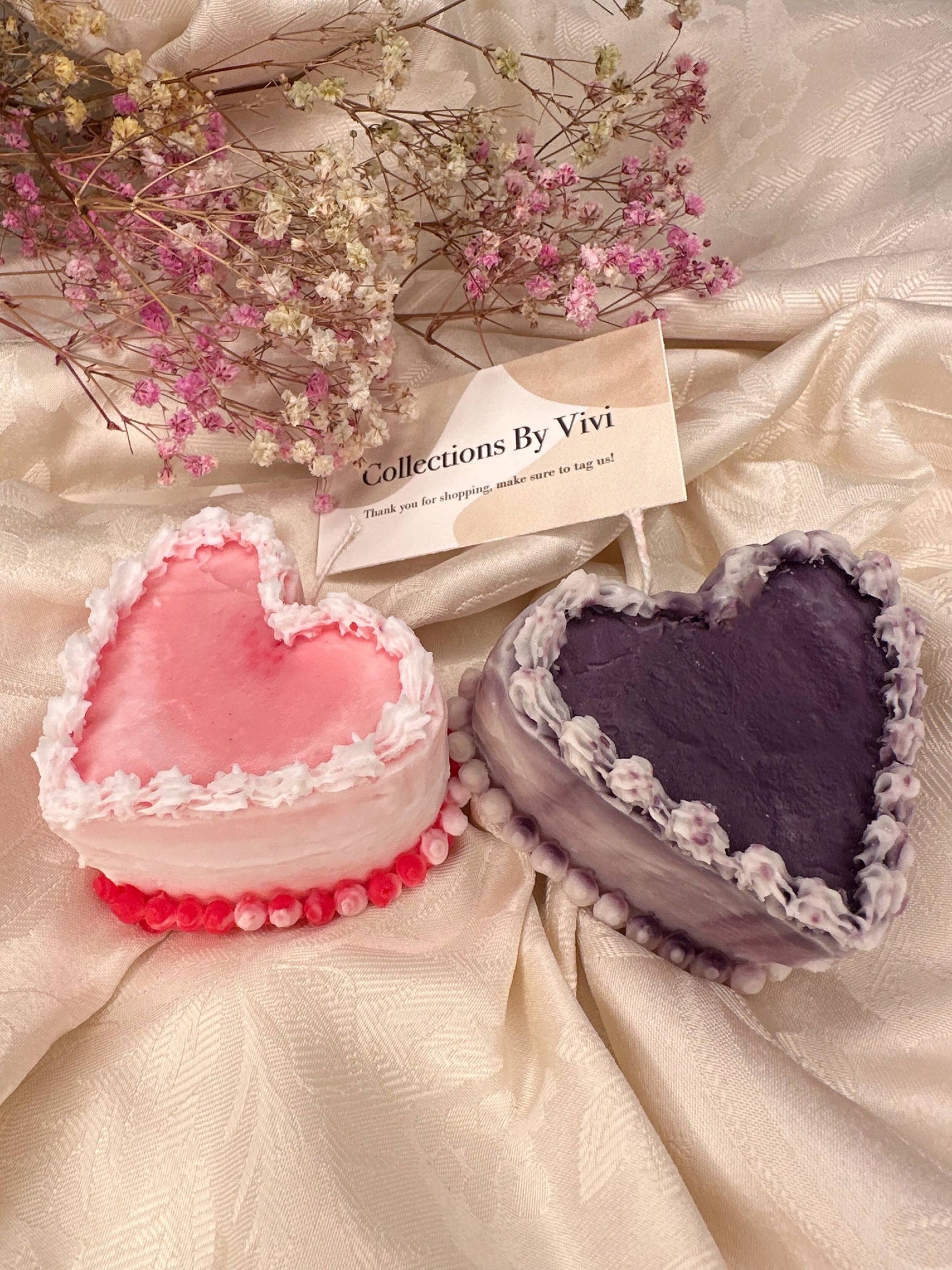 Heart Cake Candle | Cake Candle | Valentine Candle |