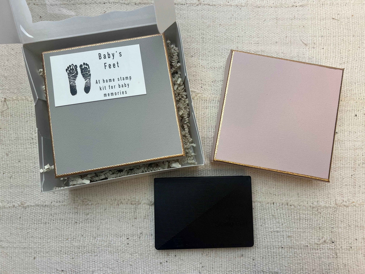Baby's Feet Stamp Kit: Pink
