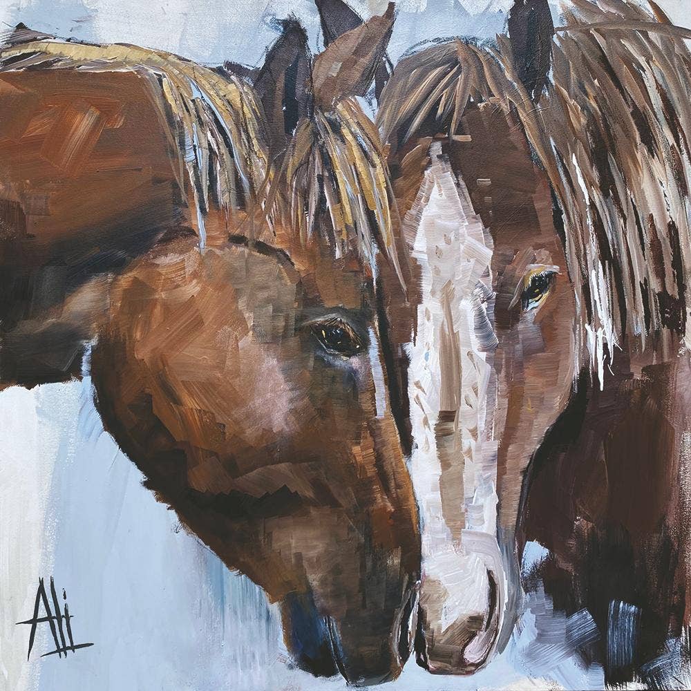 Napkin-FRONTIER HORSES