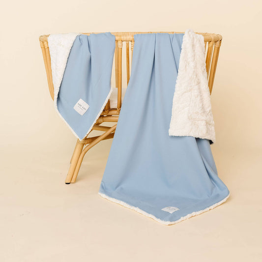 Cozy Weighted Baby Blanket - Steel