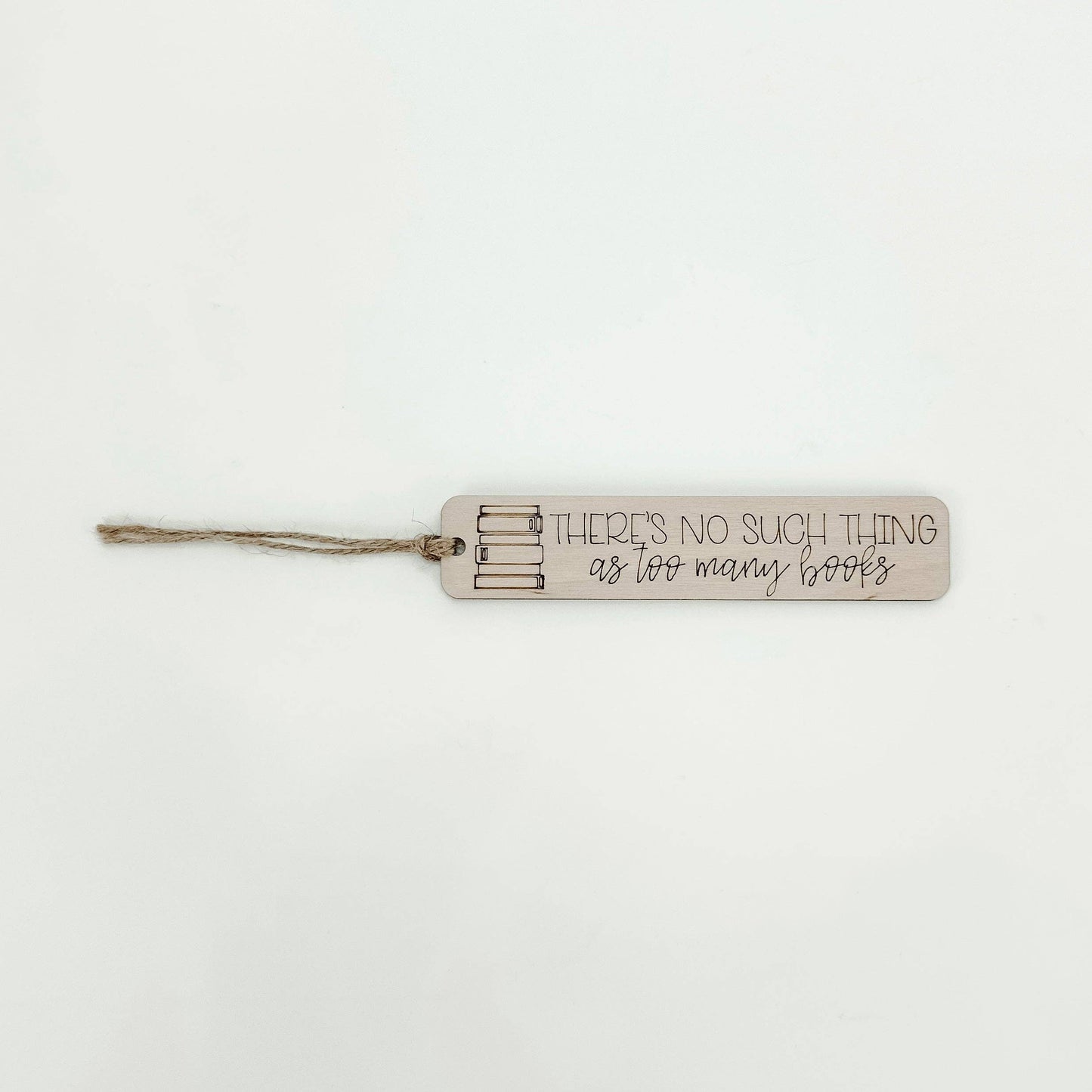 Too Many Books - Bookmark