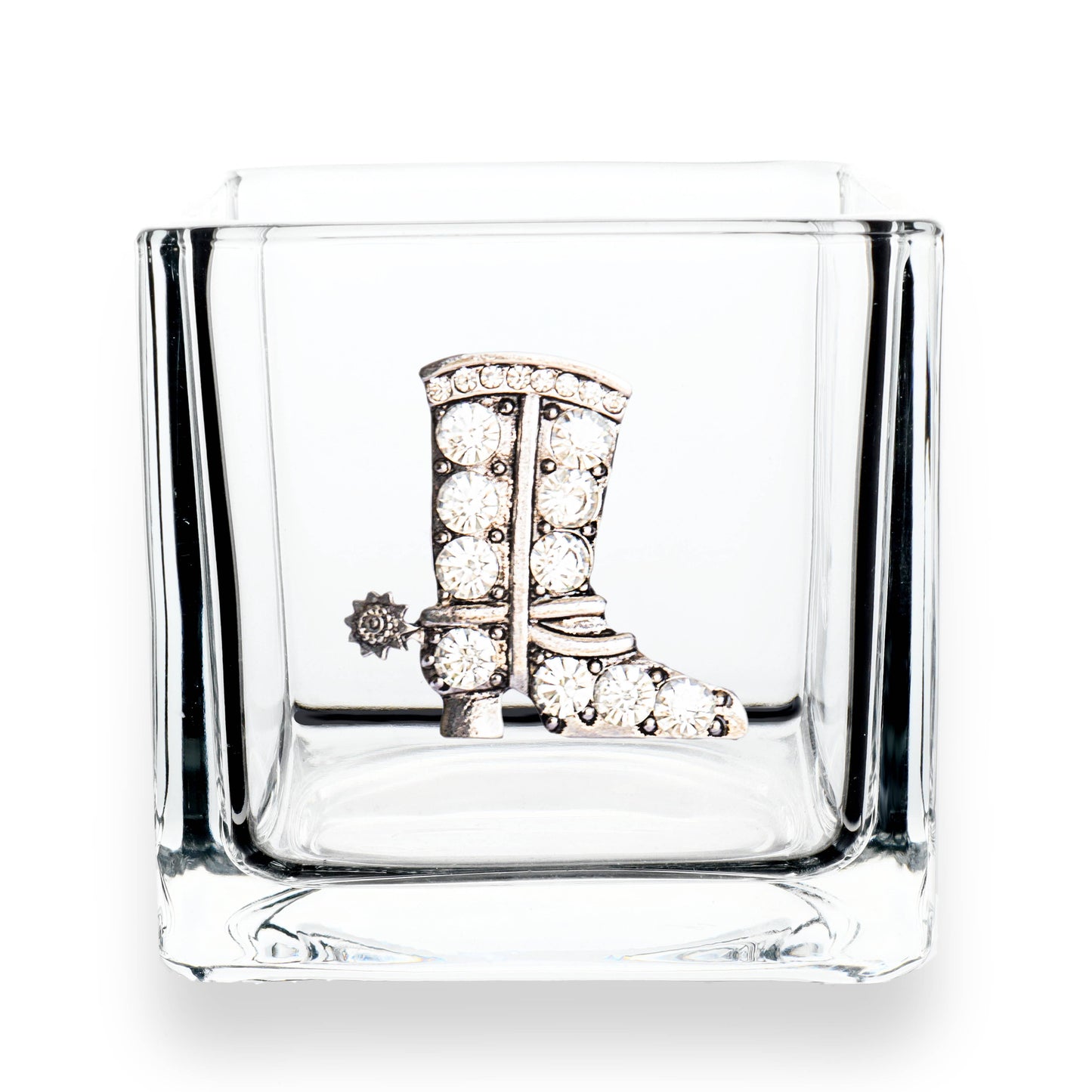 Cowboy Boot Jewel 4" Candle Holder