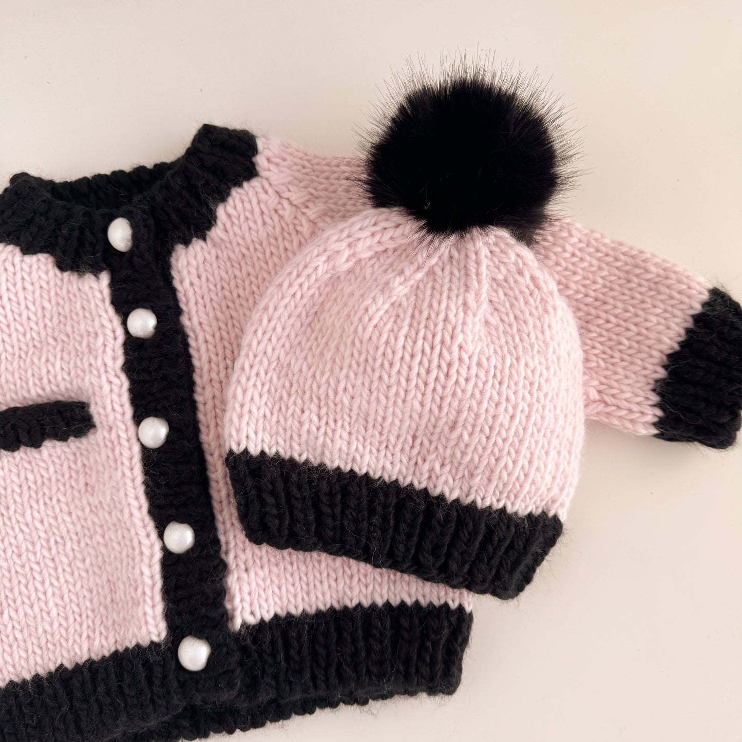 Coco Hat, Baby Pink/Black | Baby & Kids Accessory
