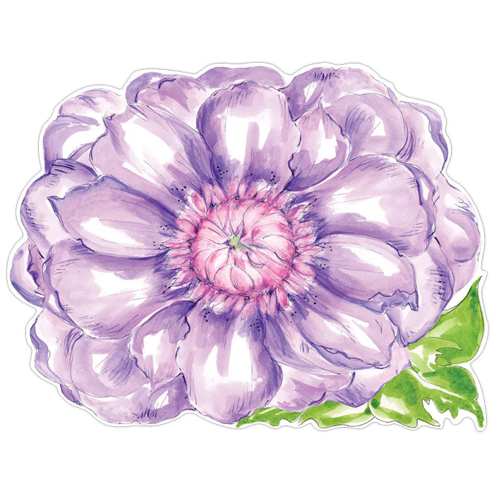 Lavender Garden Party Flower Posh Die-Cut Placemat