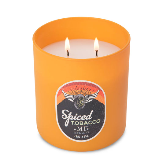 Manly Indulgence All American Spiced Tobacco, 2 Wick, 15oz