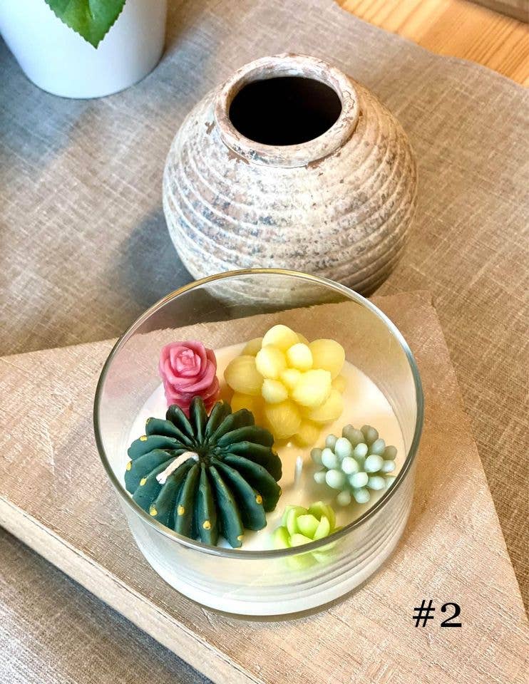 Garden Escape •Handmade Terrarium Scented Candle