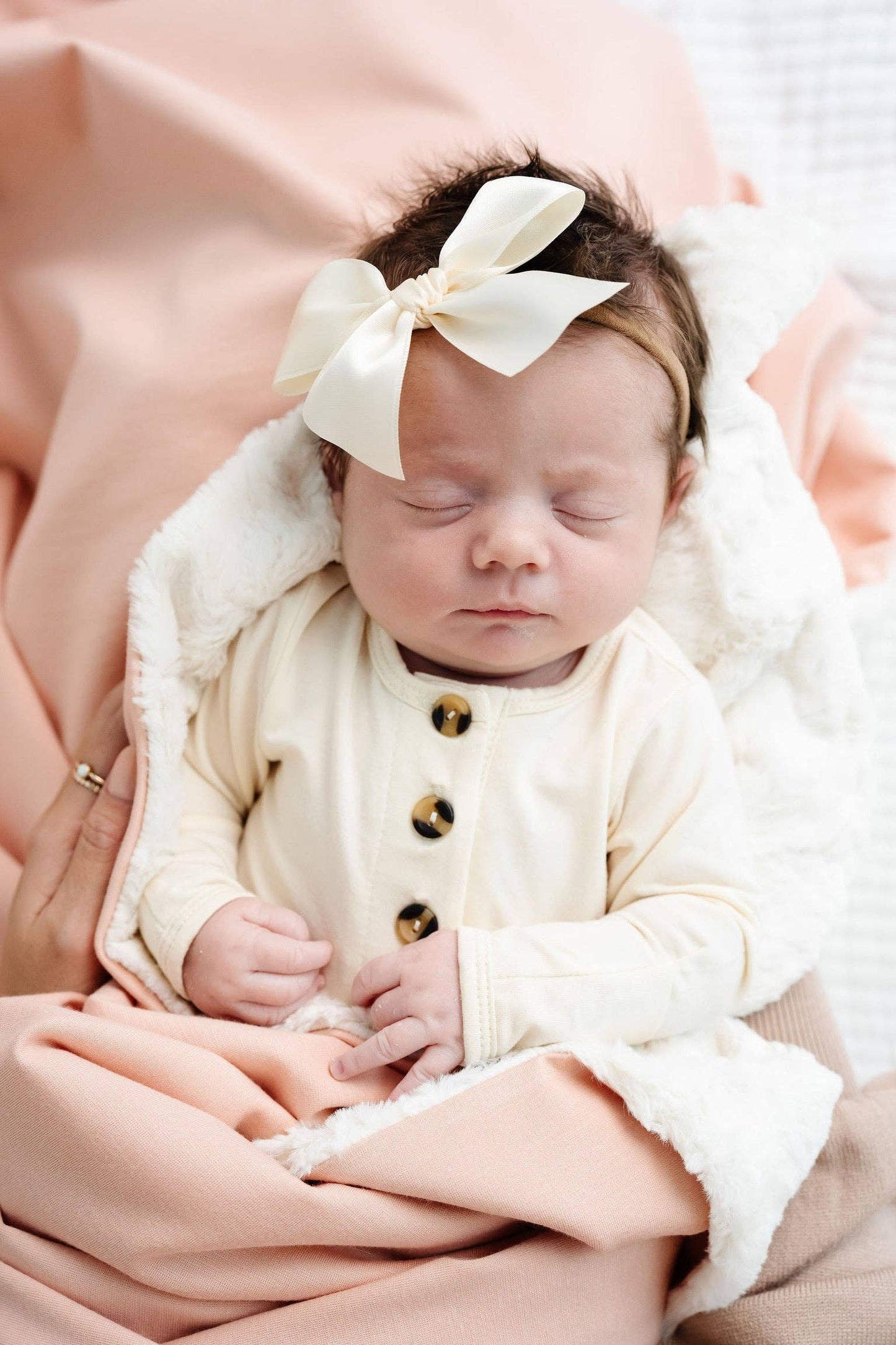 Cozy Weighted Baby Blanket - Ballet Pink