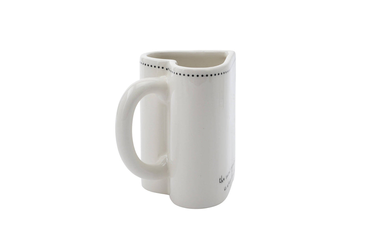 Send With Love Heart Shaped Jug In Gift Box