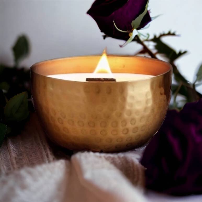 Candle Brass 14oz Astd
