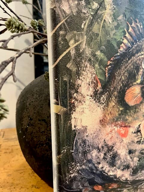 Bass Canvas Art 10"