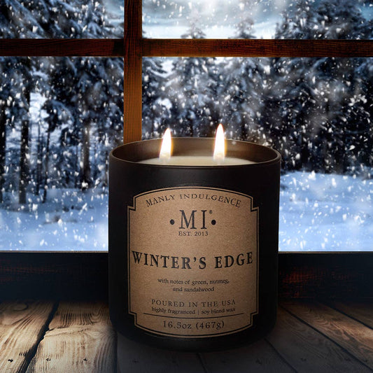 Manly Indulgence Classic+ Winter's Edge, 2 Wick, 16.5 oz