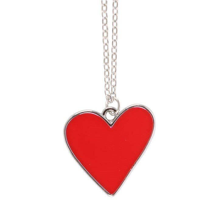 You Are Loved Heart Pendant Necklace Greeting Card