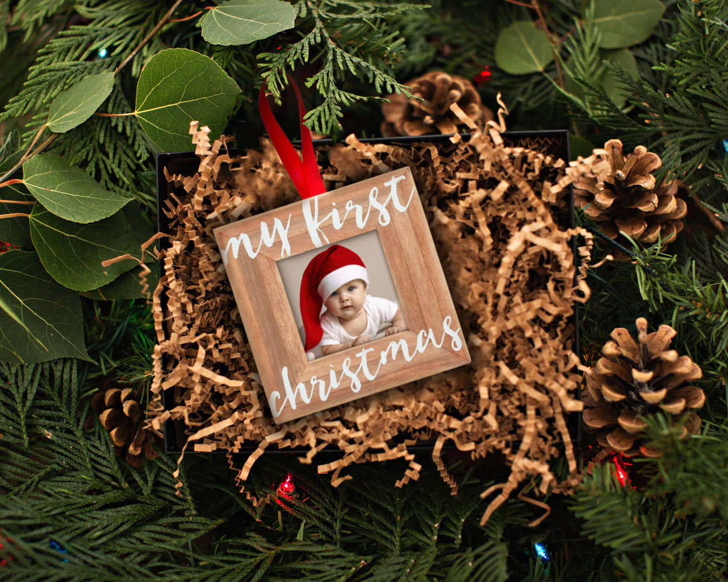 My First Christmas Pic Frame Orn