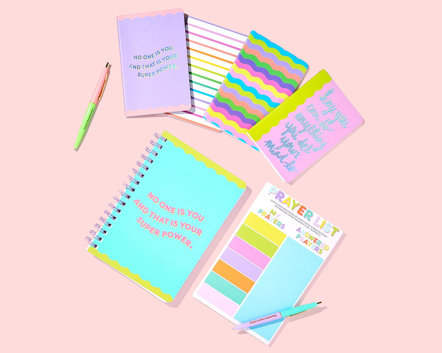 Taylor Elliott Designs - Mini Notebook Set - Neon + Foil - 4 Piece Set