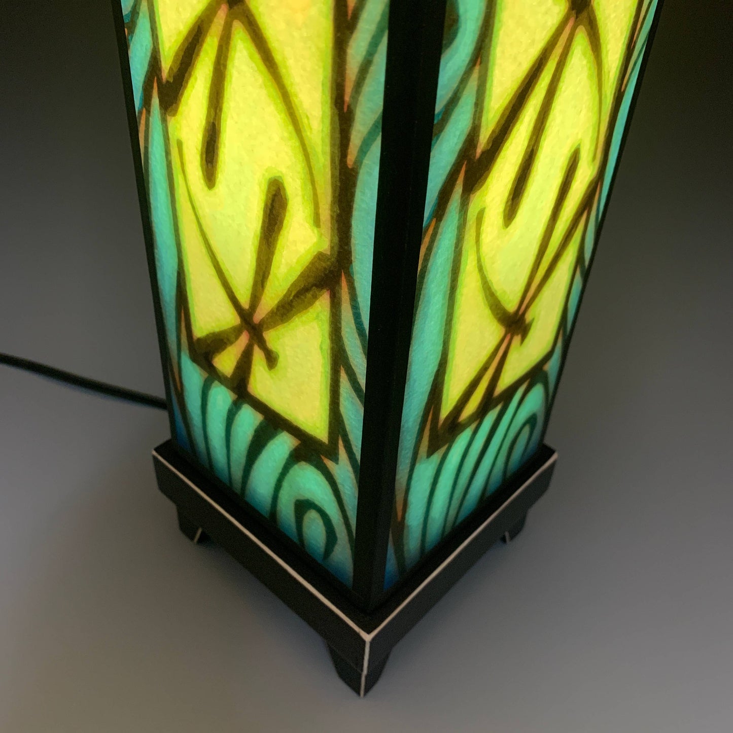 Blue Dragonfly Lamp