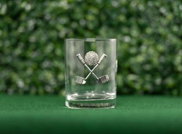 Golf Jewel Old Fashioned Glass