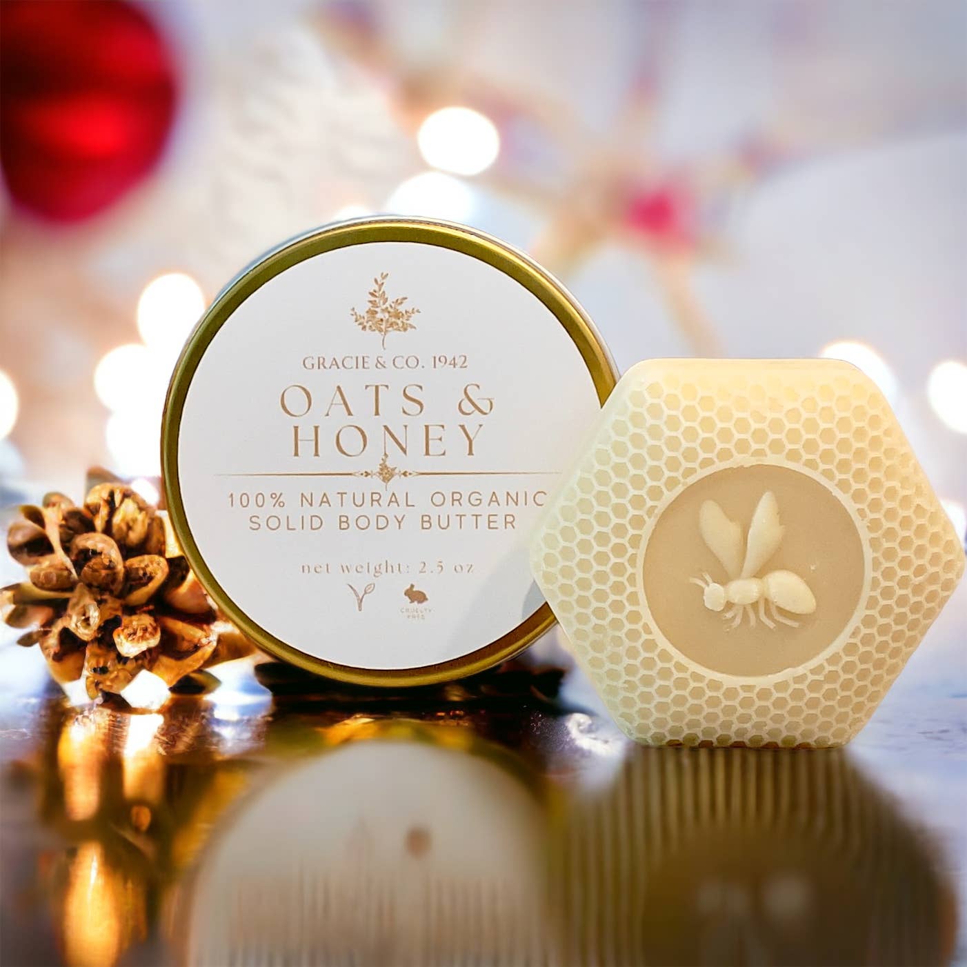 Organic Solid Body Butter Lotion Bar