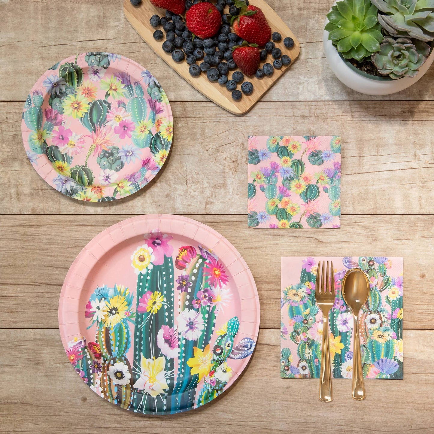 Paper Beverage Napkins - Desert Blossoms