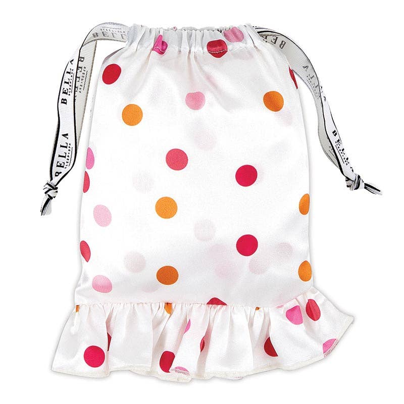 Bella Sleep + Spa - Ruffled Satin Pillowcase - Confetti