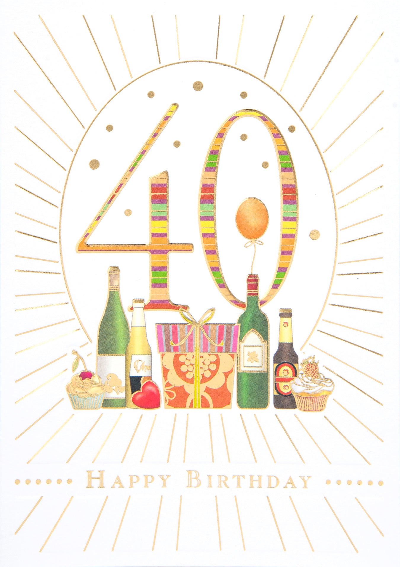 Big 40 and Cocktailing Mixes Greeting Card