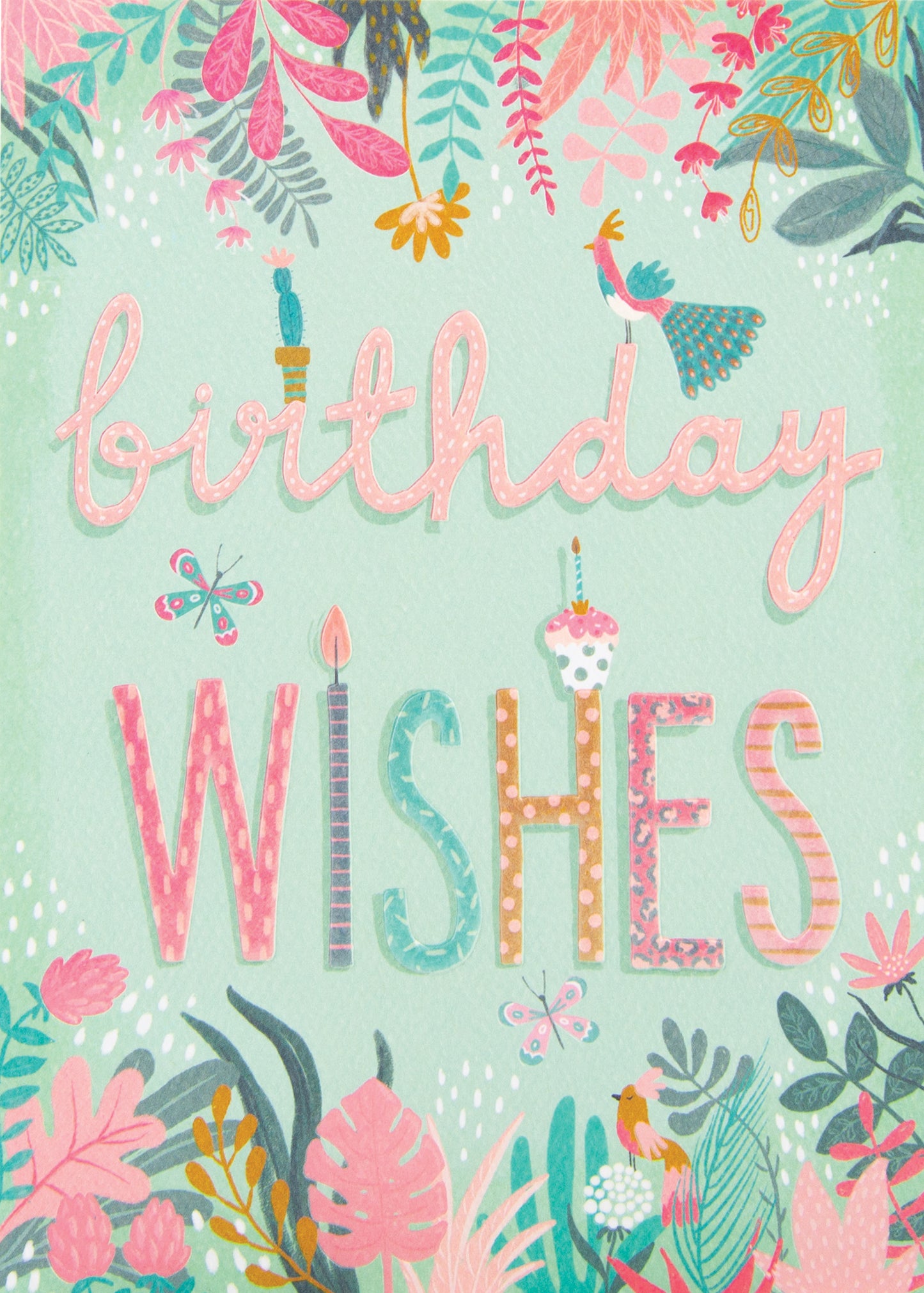 Lovely Birthday Filigree Greeting Card