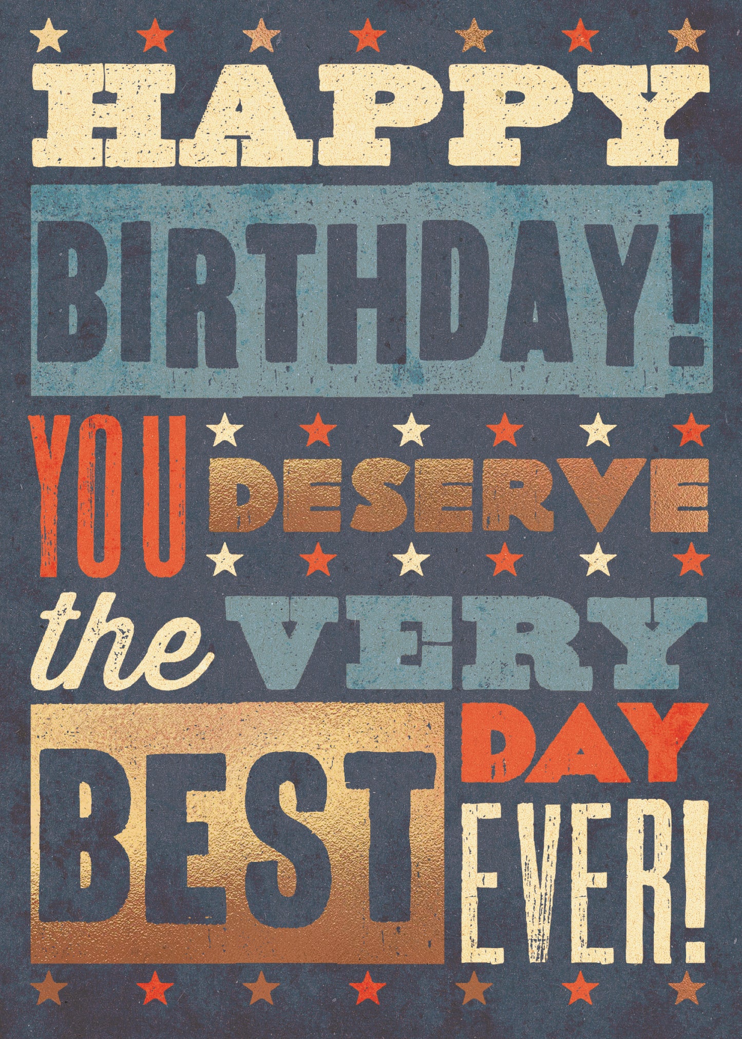 Graphic Typorgrapy Greeting Card