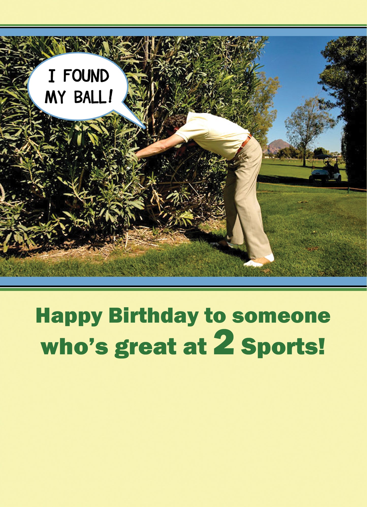 Great At 2 Sports Greeting Card