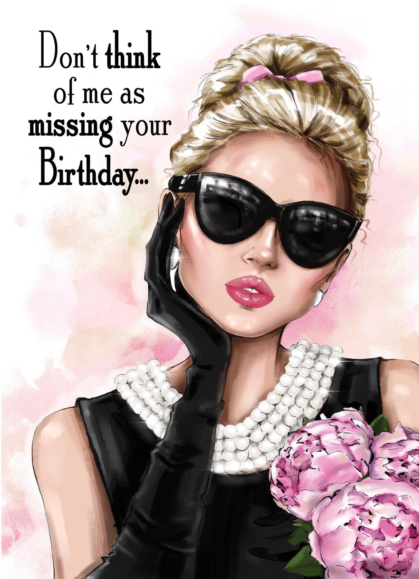 I'm Fashionably Late Greeting Card