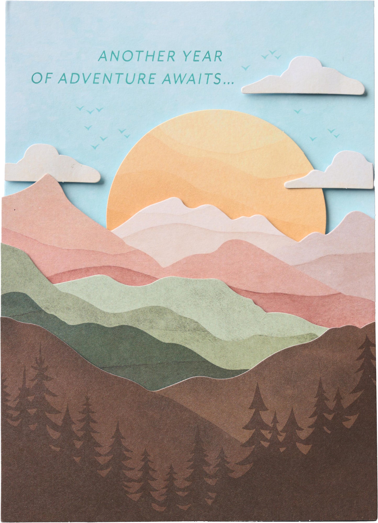 Rainbow Birthday Party Greeting Card