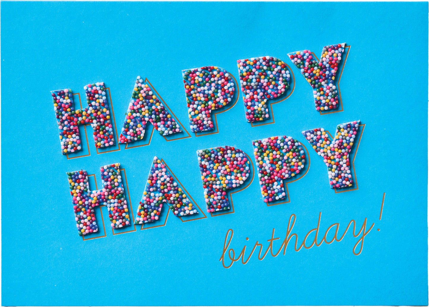 Happy Happy Birthday Greeting Card
