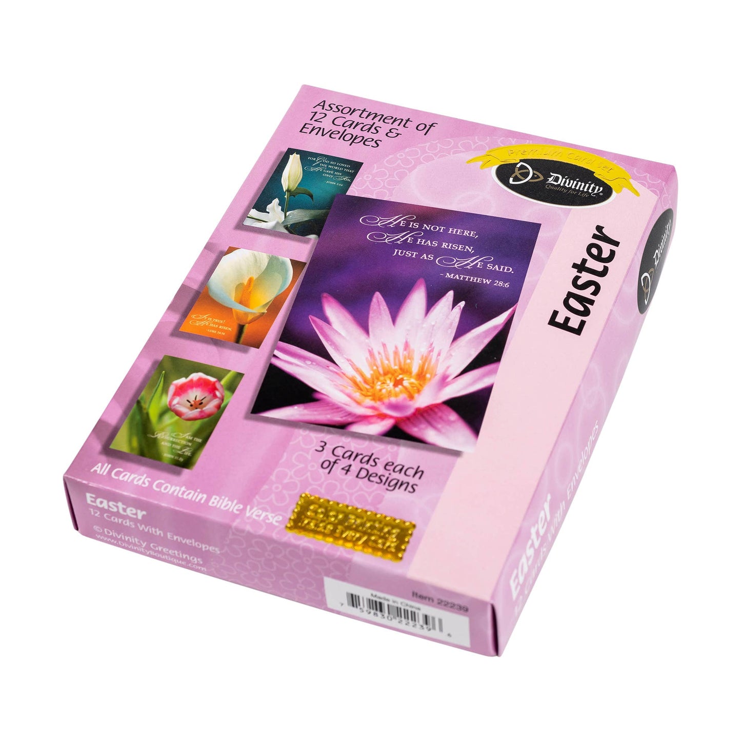Divinity Boutique - Boxed Cards: Easter, Spring Flowers