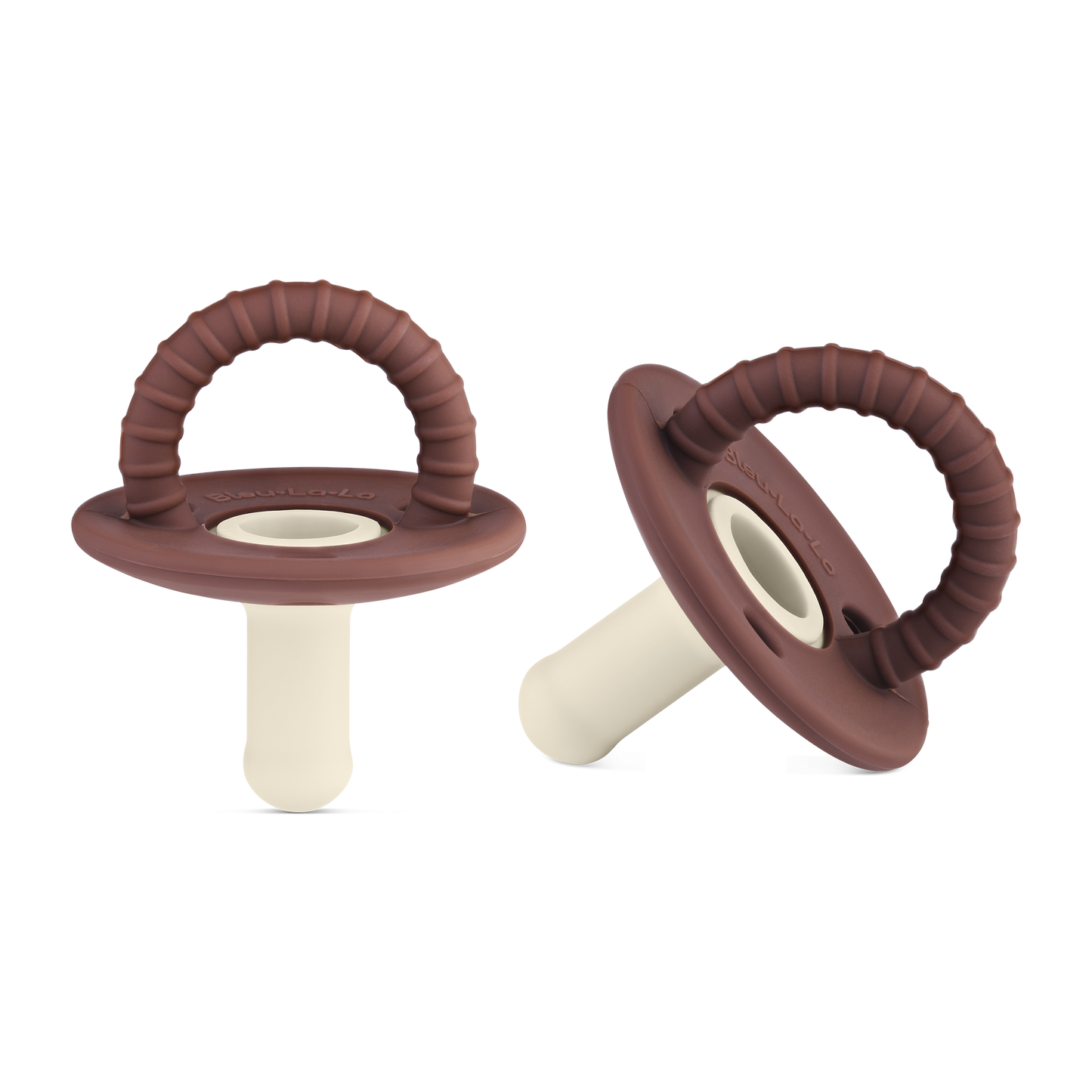 Stage Two Halo Pacifier: Mocha+Tan