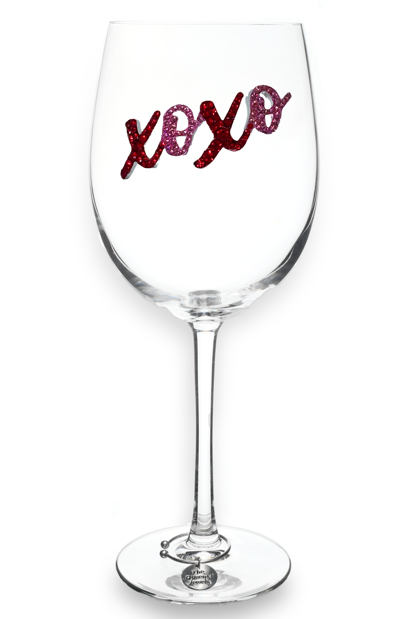 XOXO Jewel Stemmed Wine Glass