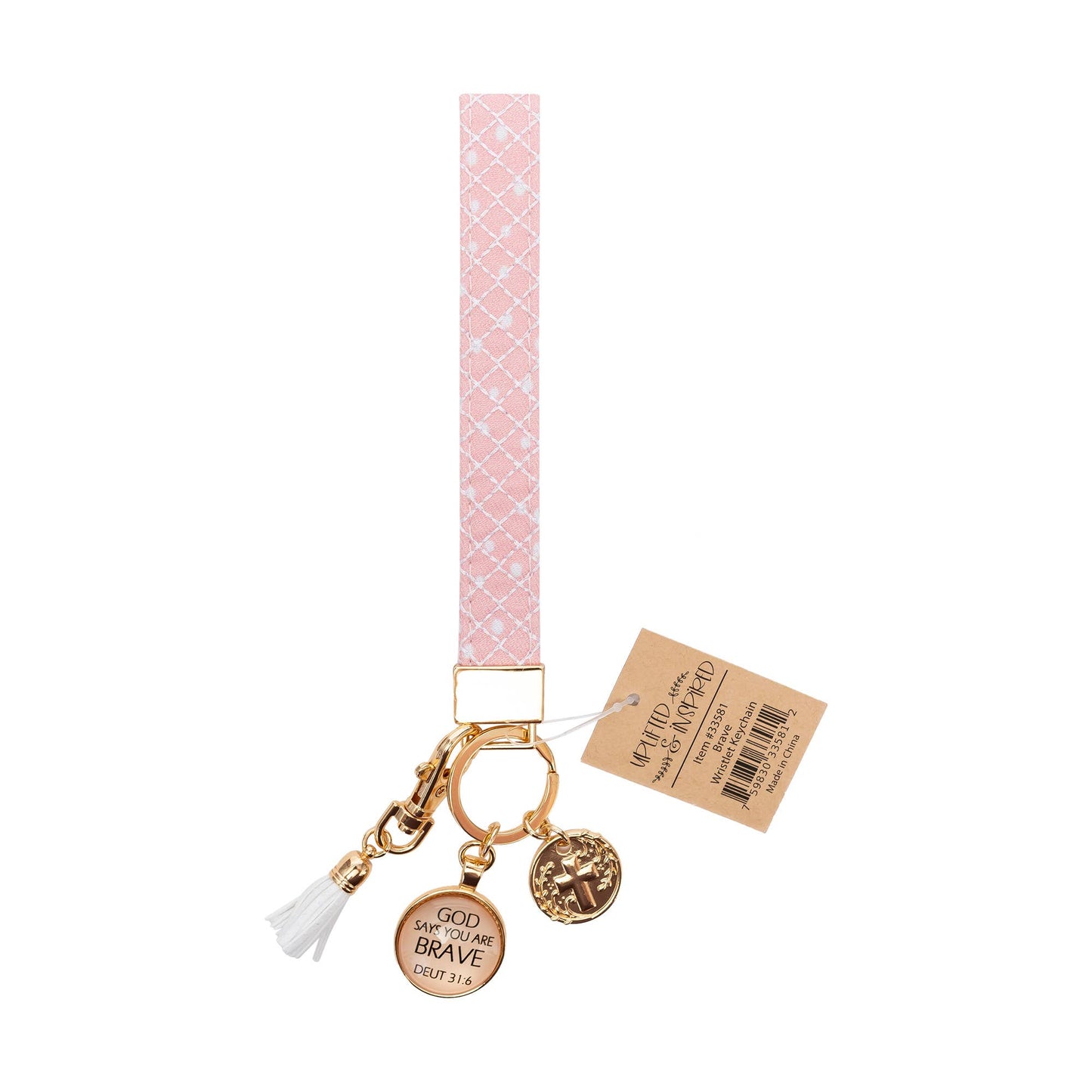 Llavero de pulsera: Valiente Deuteronomio 3:16