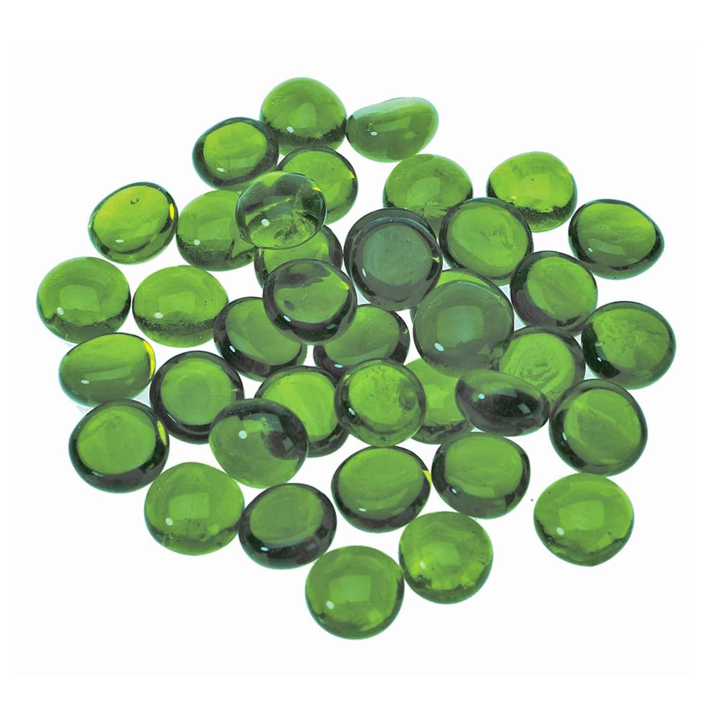 Canicas decorativas de vidrio verdes