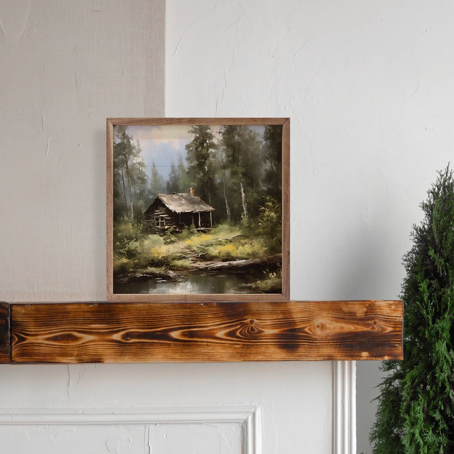 Cabin by Pond