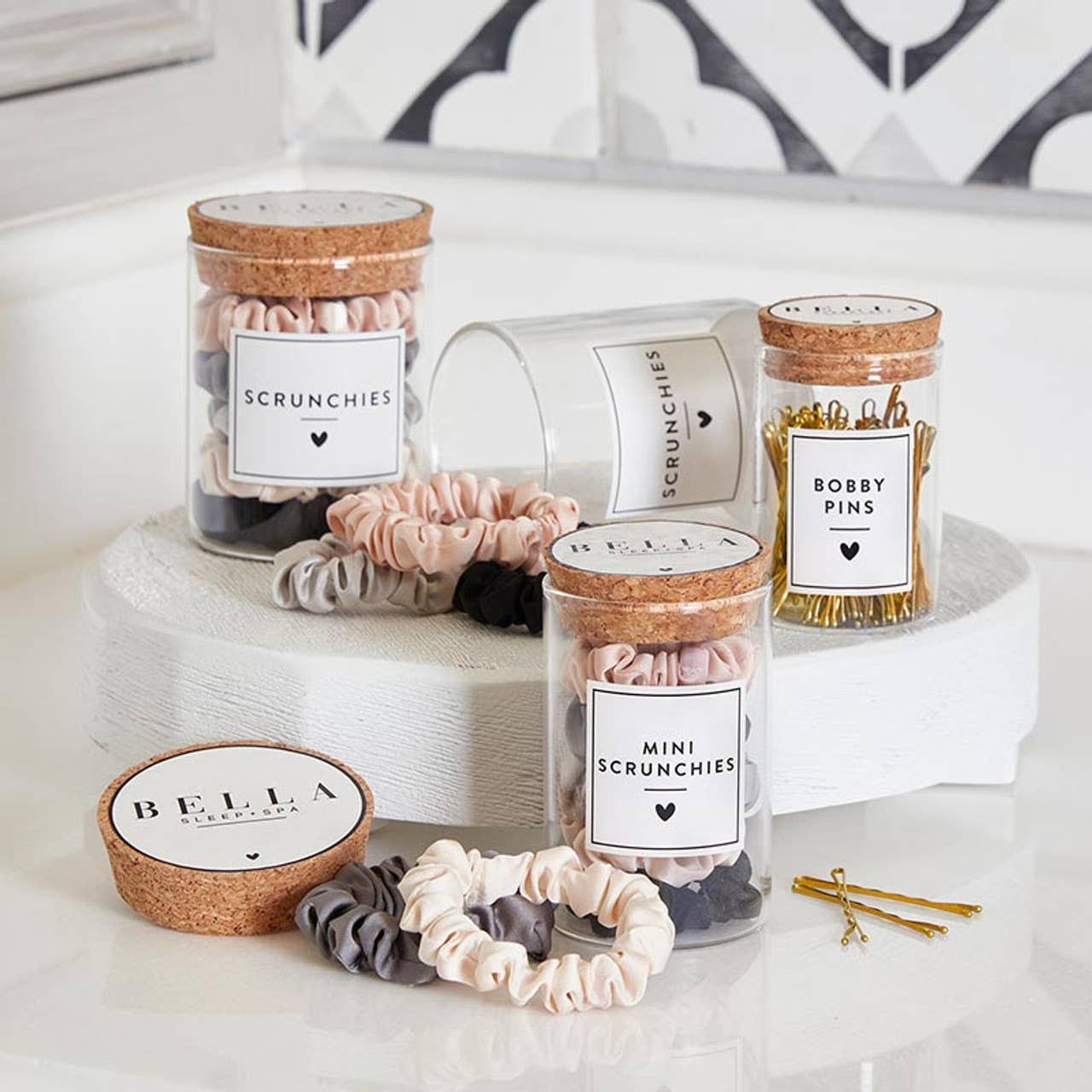 Gold Bobby Pins in Jar, 100 pcs