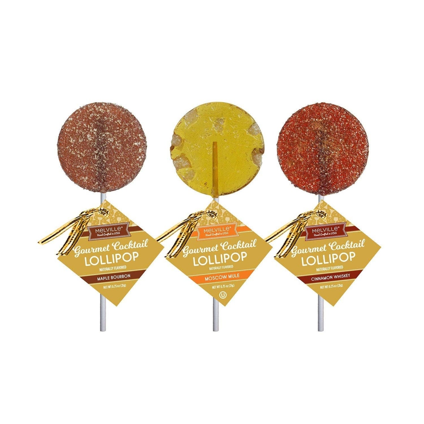 Gourmet Cocktail Lollipops - Moscow Mule, Bourbon, Whiskey