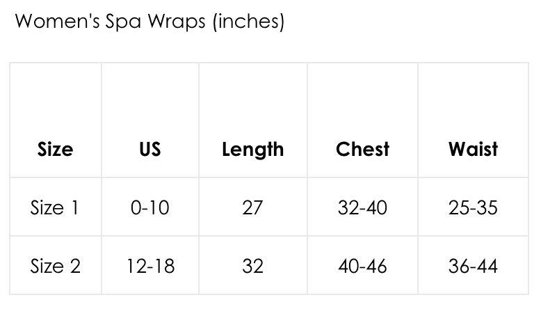 Bella Sleep + Spa - Seersucker Spa Wrap - White