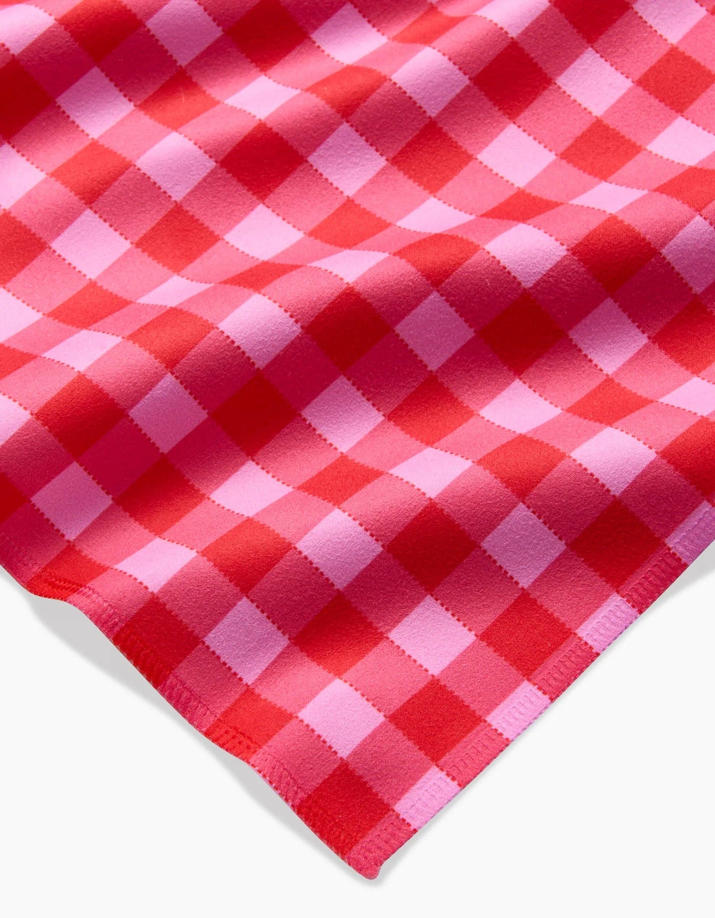 Geometry - Cherry Gingham Dinner Napkin Set