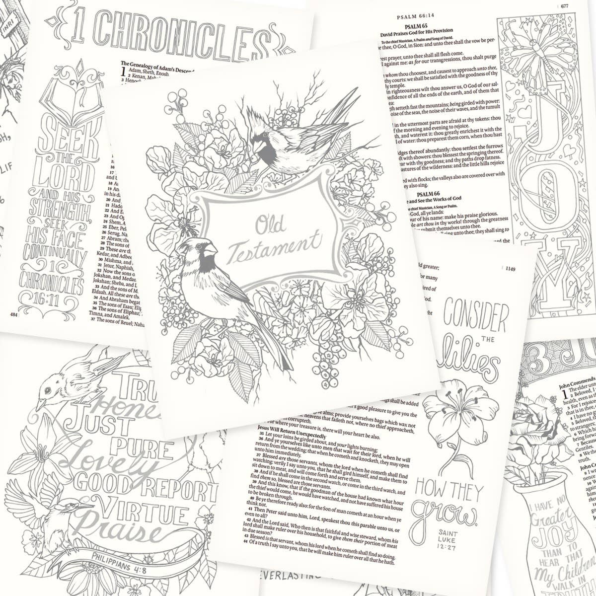 KJV My Creative Bible Faux Leather, Pink Floral Print