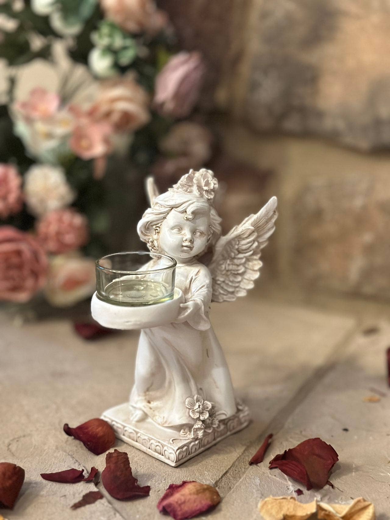 Angel Tea Light Candle Holder