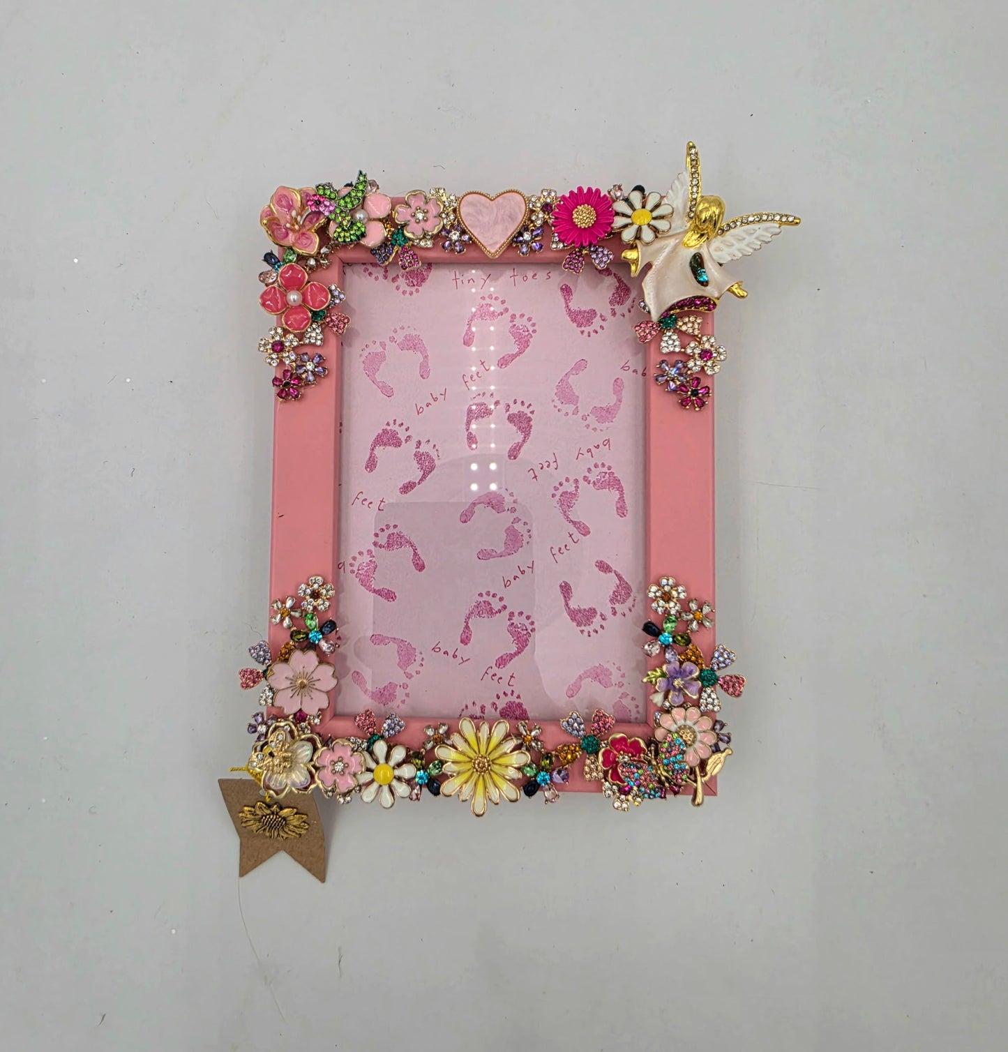 3.5 x 5 Jeweled Photo Frame (Butterfly)