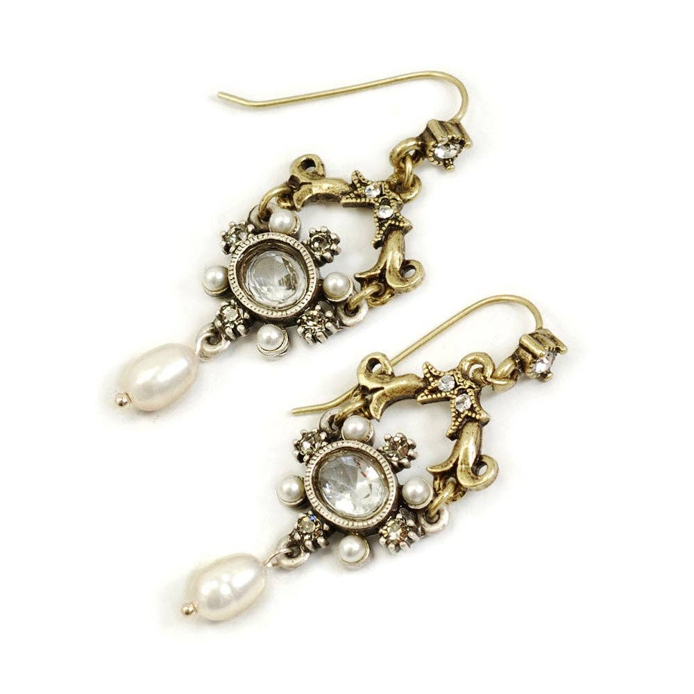 Joyería Sweet Romance - Pendientes Lorraine de cristal francés
