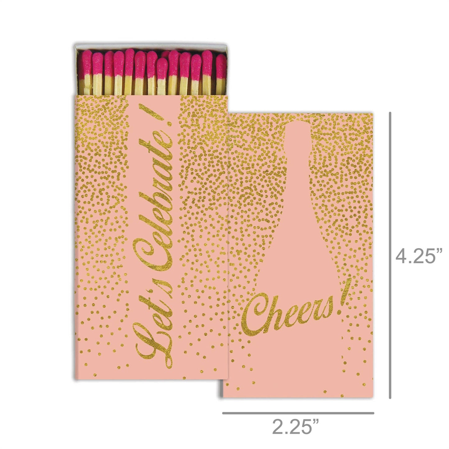 Matches Cheers Gold Foil