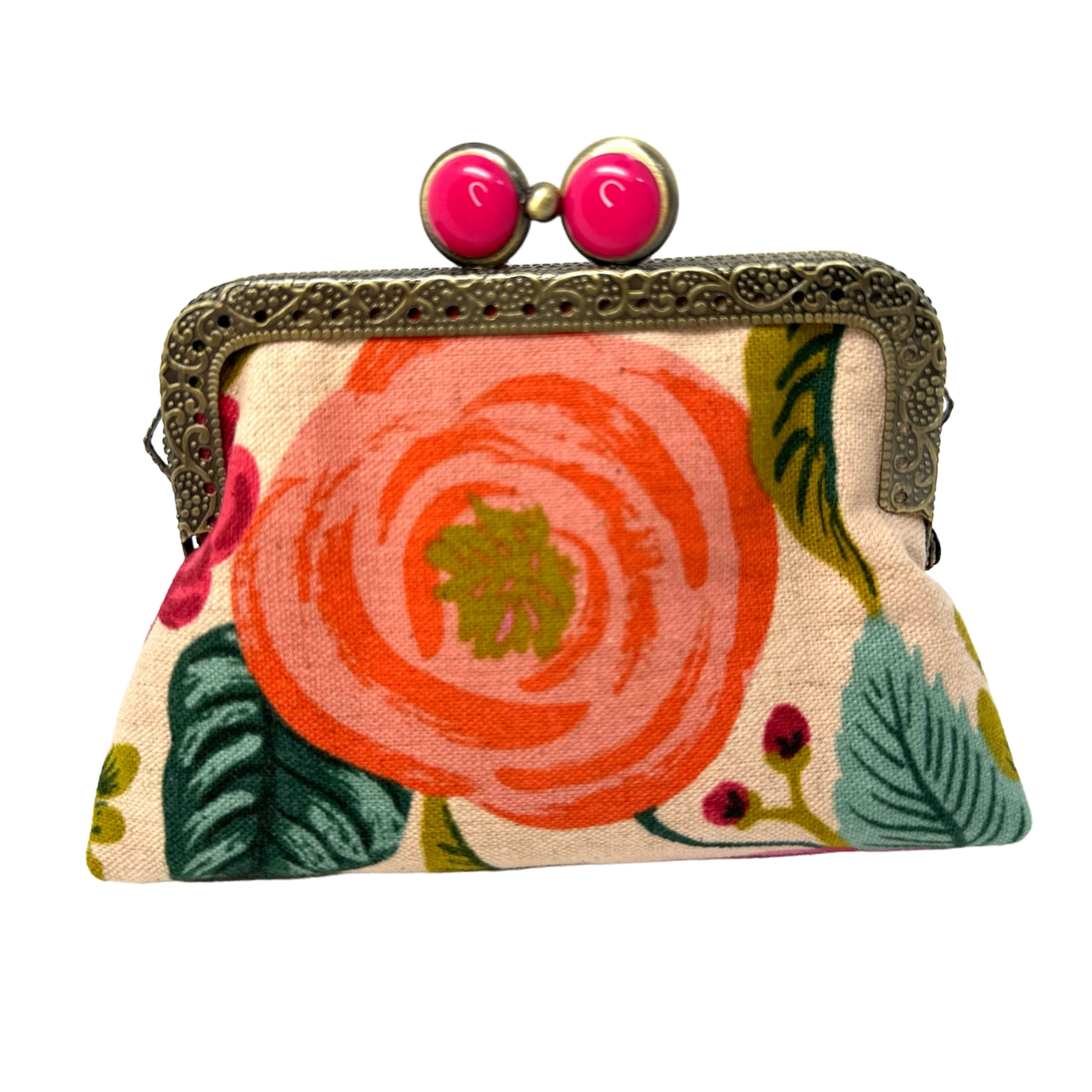 ON THE GO Credit Card Clutch - Joliet Rose Cream